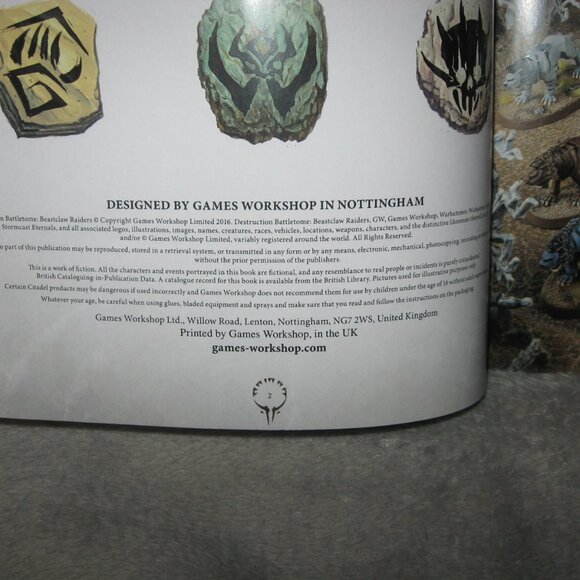 Warhammer Softcover Book 40,000 40K Age of Battletome Beastclaw Raiders 2409A6 - Picture 5 of 10